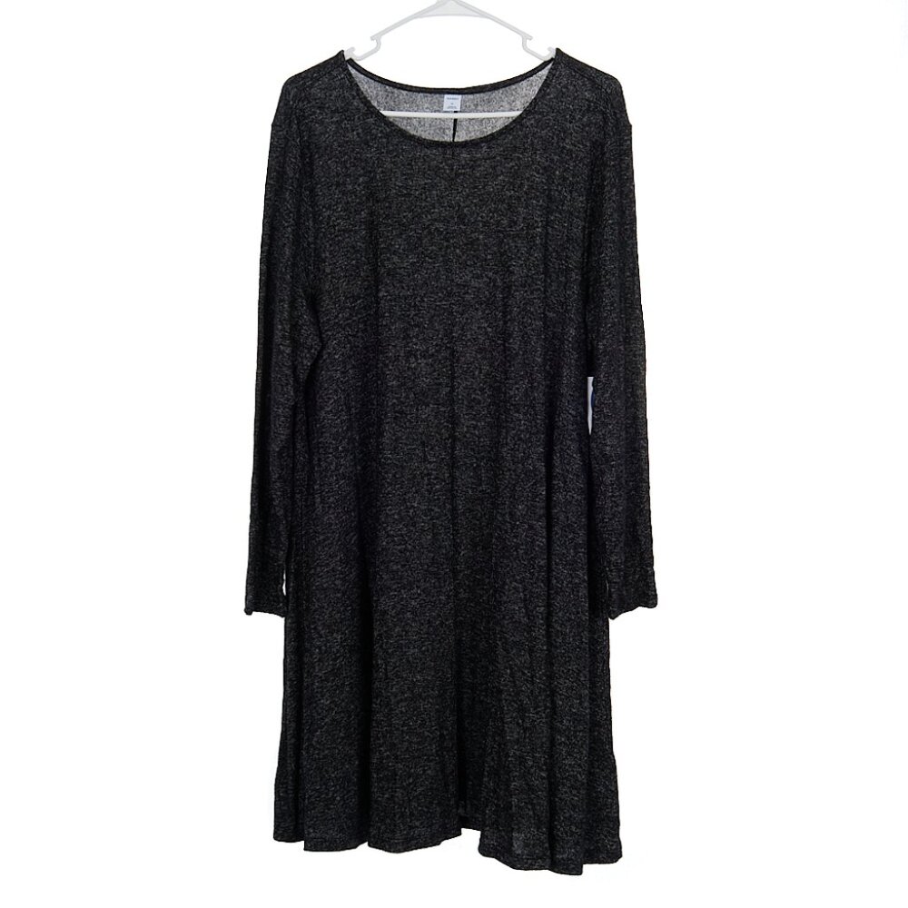Old Navy Knee Length Long Sleeve Shirt Dress Women's XL NWT
